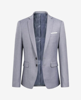 Allthemen Men's Business Blazer Solid Slim Fit Jacket