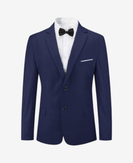 Solid Single Breasted Formal, Festive Men Blazer