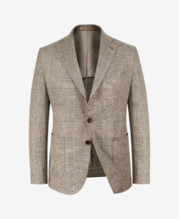 Slim Fit Jacket Prince Of Wales Check Blazer